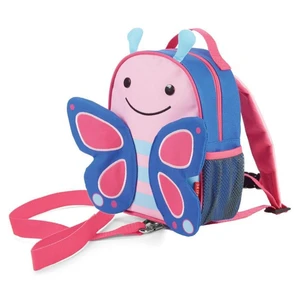 SKIP HOP Zoo Batůžek s bezpečnostním vodítkem Motýlek 1+