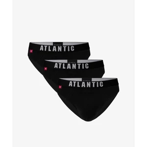 Atlantic Slipy męskie czarne 3-pak