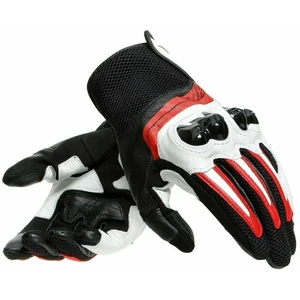 Dainese Mig 3 Black/White/Lava Red 3XS Mănuși de motocicletă