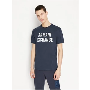Dark Blue Men's T-Shirt Armani Exchange - Men
