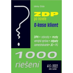 1000 riešení 4-5/2022 – Novela ZDP, E-kasa klient