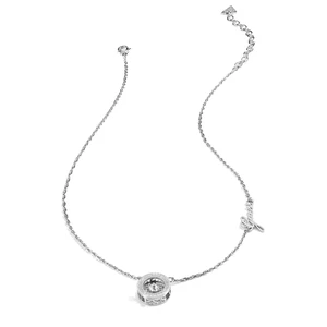 Guess Elegantní ocelový náhrdelník Solitaire JUBN01459JWRHT/U