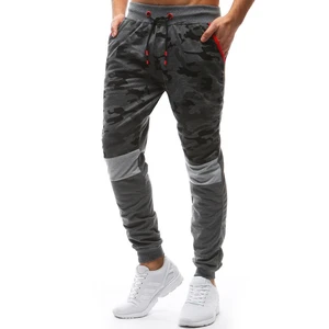 Men's camo sweatpants anthracite Dstreet UX3628