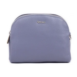 SEGALI Dámská kožená crossbody kabelka 12 Lavender