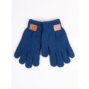 Yoclub Kids's Gloves RED-0229C-AA50-002 Navy Blue