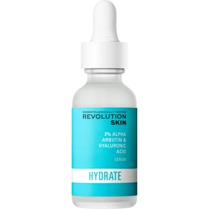 Revolution Skincare Hyaluronic Acid & 2% Alpha Arbutin rozjasňující hydratační sérum 30 ml