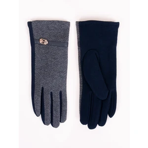 Yoclub Woman's Gloves RES-0080K-AA50-002 Navy Blue