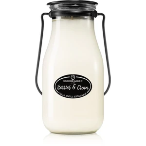 Milkhouse Candle Co. Creamery Berries & Cream vonná svíčka Milkbottle 397 g