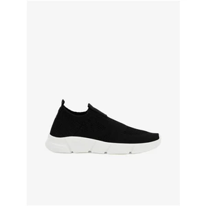 Black Boy Slip on Geox Sneakers - Boys