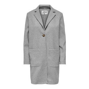 Jacqueline de Yong Dámsky kabát JDYHARMONY 15247078 Light Grey Melange XL