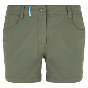 Women's lightweight outdoor shorts Kilpi BREE-W khaki