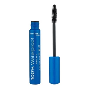 Rimmel 100 % Waterproof vodeodolná riasenka odtieň 001 Black Black 8 ml