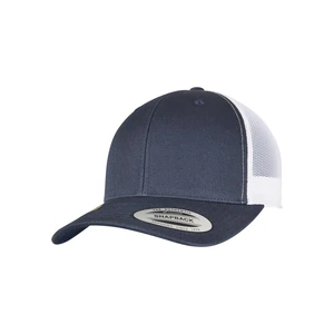 YP CLASSICS RECYCLED RETRO TRUCKER CAP 2-TONE Navy/White