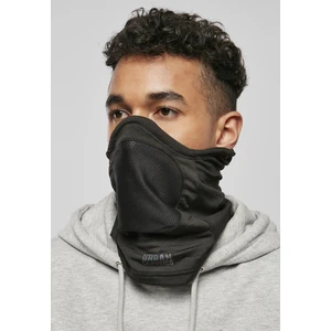 Elastic neck gaiter in black