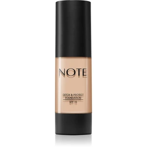 Note Cosmetique Detox and Protect Foundation tekutý make-up s matným finišem 121 Porcelain 35 ml