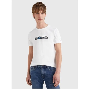 White Men's T-Shirt Tommy Hilfiger - Men's