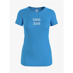 Modré dámské tričko Tommy Jeans - Dámské