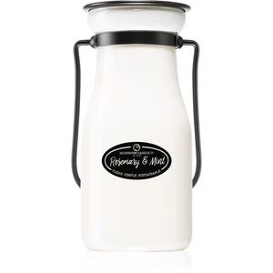 Milkhouse Candle Co. Creamery Rosemary & Mint vonná sviečka Milkbottle 227 g