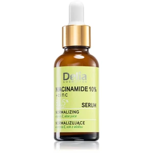 Delia Cosmetics Niacinamide 10% + zinc obnovující sérum na obličej, krk a dekolt 30 ml