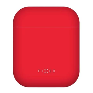 Ultratenké silikonové pouzdro FIXED Silky pro Apple Airpods, červená