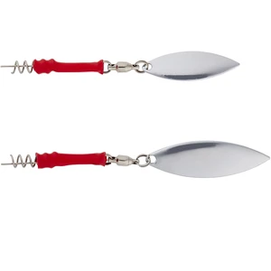 Savage gear třpytka screwin spin teaser silver red 3 ks - s