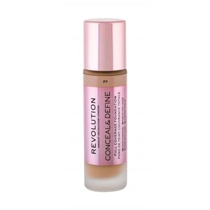 Makeup Revolution London Conceal & Define 23 ml make-up pro ženy F7 Vegan; Cruelty free