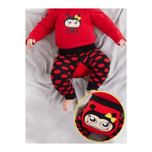 Denokids Leggings - Red - Normal Waist