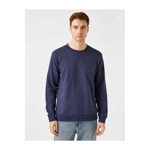 Koton Sweatshirt - Dark blue - Relaxed fit