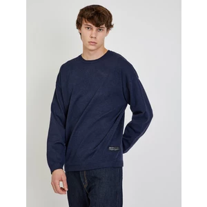 Dark blue mens brindle sweater Tom Tailor Denim - Men