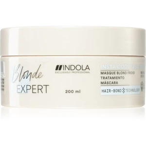 Indola Blond Expert Insta Cool vyživující maska na vlasy pro studené odstíny blond 200 ml