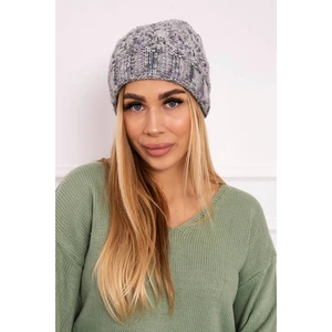 Eliza K205 Women's Cap Grey + Purple