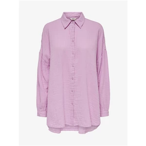 Pink Oversize Shirt ONLY Thyra - Women