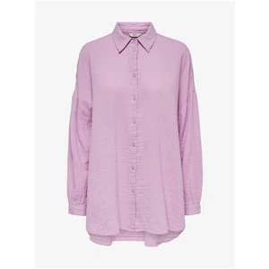 Pink Oversize Shirt ONLY Thyra - Women