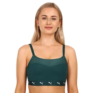 Women's sports bra Puma green (701219634 002)