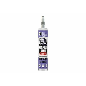 Lepidlo Den Braven Mamut Glue CLEAR 100% UV Exteriér, 290 ml