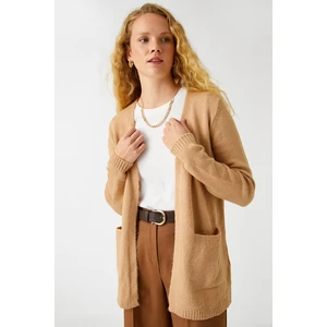 Koton Cardigan - Brown - Relaxed fit