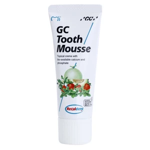 GC Tooth Mousse remineralizačný ochranný krém pre citlivé zuby bez fluóru príchuť Melon 35 ml