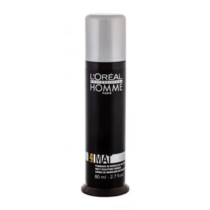 L’Oréal Professionnel Homme 4 Force Mat modelovací pasta pro matný vzhled 80 ml