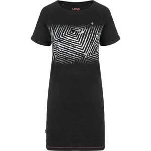 Women's dress LOAP BAKRASA Black/White