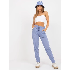 Light blue light trousers made of summer fabric SUBLEVEL