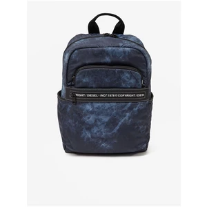 Dark Blue Patterned Backpack Diesel - Women
