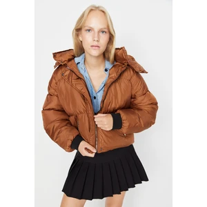 Trendyol Winter Jacket - Brown - Puffer