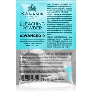 Kallos Bleaching Powder Advanced 9 zesvětlující a melírovací pudr 35 g