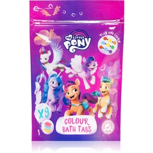 My Little Pony Colour Bath Tabs barevné šumivé tablety do koupele 9x16 g