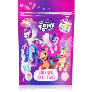 My Little Pony Colour Bath Tabs farebné šumivé tablety do kúpeľa 9x16 g