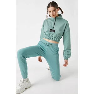 Koton Sweatshirt - Green - Regular fit