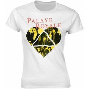 Palaye Royale Tričko Heart L Biela