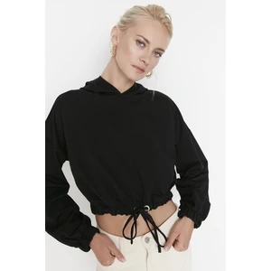Trendyol Sweatshirt - Black - Regular fit