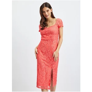 Orsay Pink Ladies Lace Dress - Women
