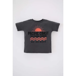 DEFACTO Baby Boy Regular Fit Printed Short Sleeve T-Shirt